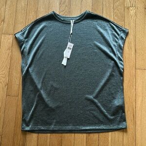 Anthropologie Silky Shimmer Tee Medium  NWT
